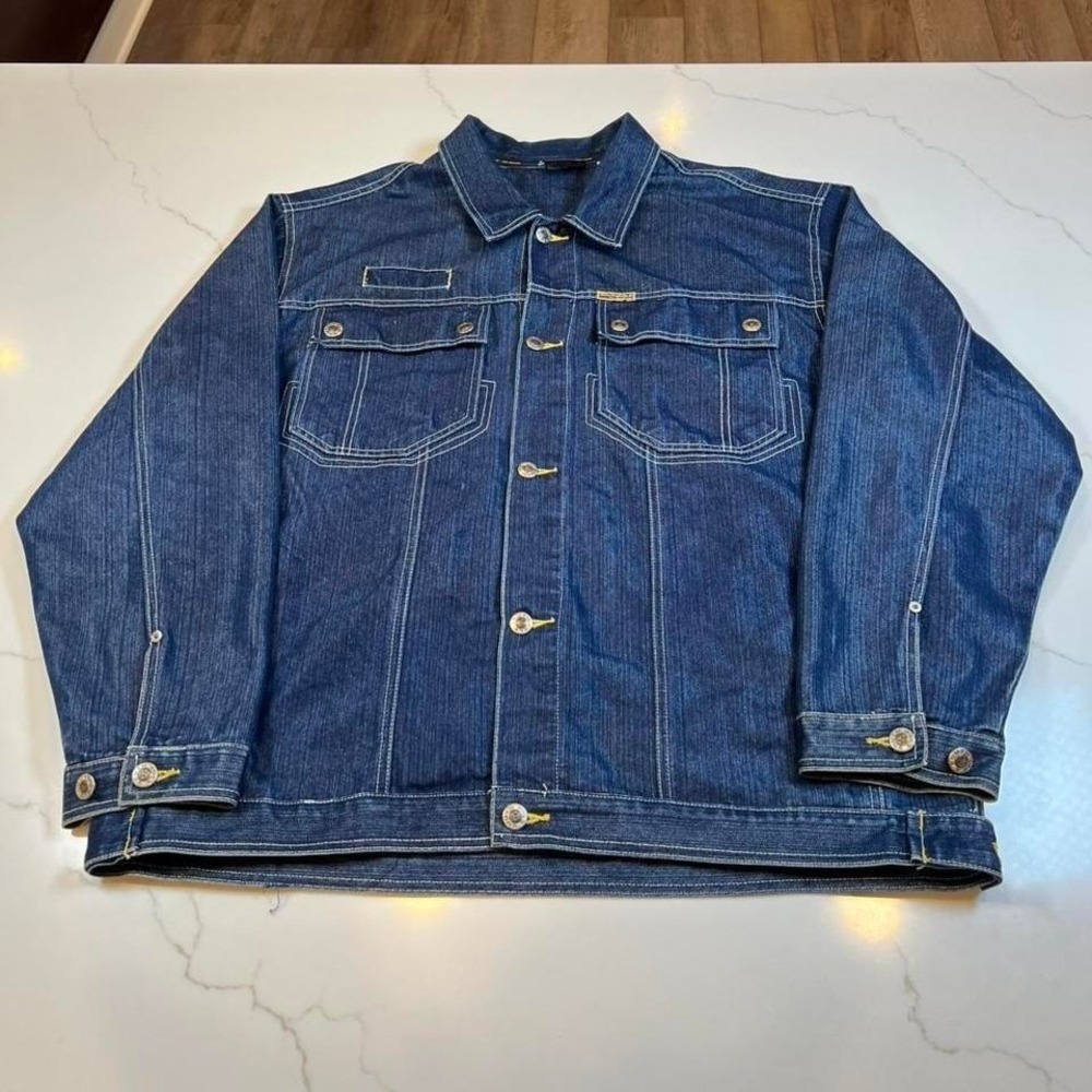 Y2K southpole denim trucker jacket essential trendy skater size XL